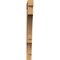 Ekena Millwork Balboa Block Smooth Bracket, Western Red Cedar, 3 1/2"W x 34"D x 40"H BKT04X34X40BOA05SWR - alternate 3